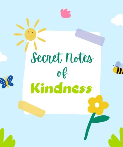 Secret Notes of Kindness - by EasyReadStories.com